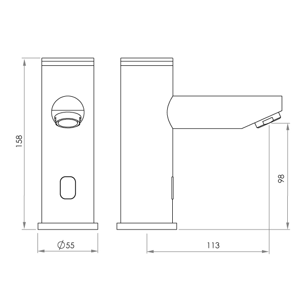 autoflo product basin sensor pillar glow specs