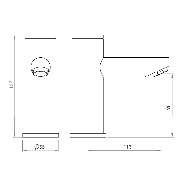 autoflo product basin touch pillar specs2