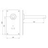 autoflo product wall sensor aa2 large mounted specs